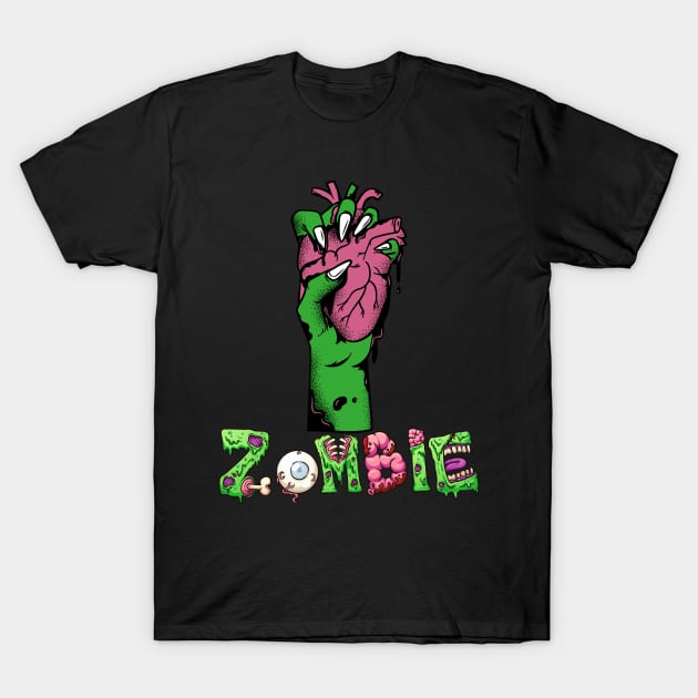 Heart in my hand T-Shirt by MZeeDesigns